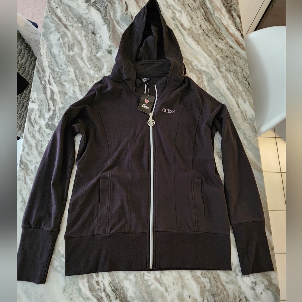 GUESS Retro Hooded Zip-Up